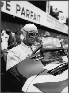 Louis Chiron at the wheel of his 4CLT/48 Maserati 