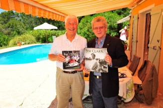 The Duel of the Books, Howden Ganley and Graham Gauld promote their books at the Club’s lunch at the home of member Teddy Pilette