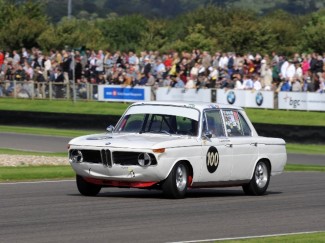 Jackie Oliver pressing on with the BMW 1800 TISA (Photo Jeff Bloxham)