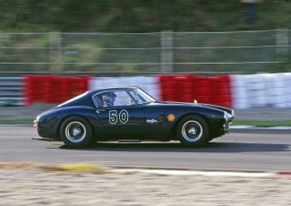 Jean in action with his Ferrari 250GT SWB at a Dijon historic meeting