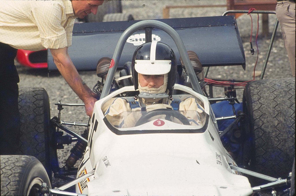 Michael at the wheel of his Brabham BT 30 X with which he became British Hill Climb Champion