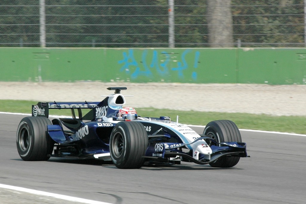 Kazuki testing for Williams at Monza in 2008