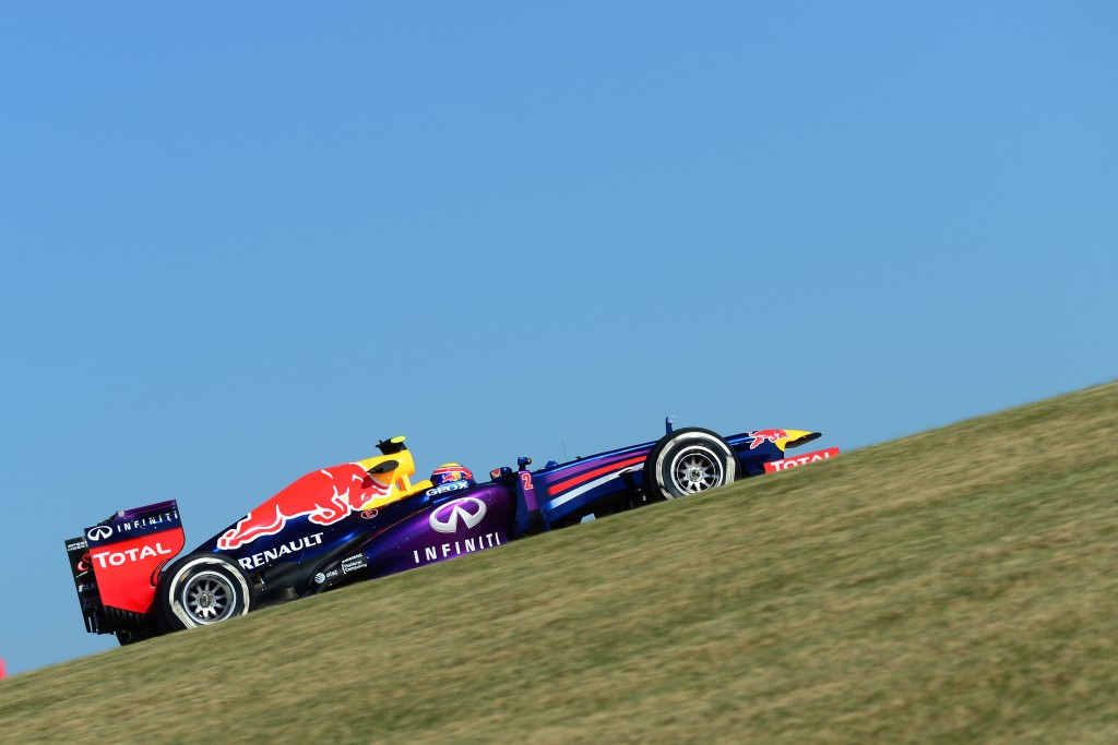 Mark Webber (Red Bull-Renault) during practice for the 2013 United States Grand Prix in Austin, Texas. Photo: Grand Prix Photo