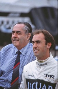 David Brabham with father Sir Jack Brabham