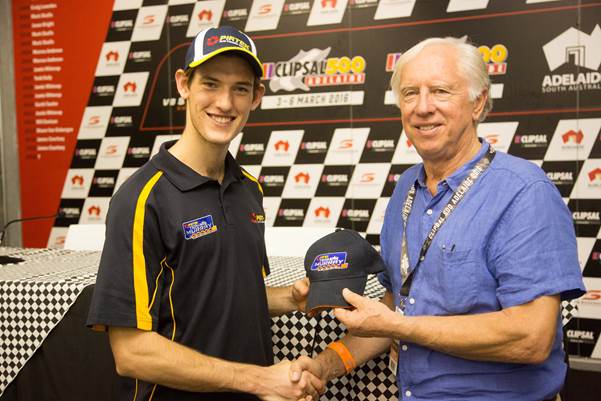 Vern Schuppan, left, with Matt Brabham, the third generation of Brabhams to race in the Indianapolis 500