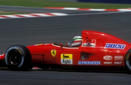 Ivan Capelli at the wheel of the unloved Ferrari F92A (Photo Grand Prix Photos Peter Nygaard)