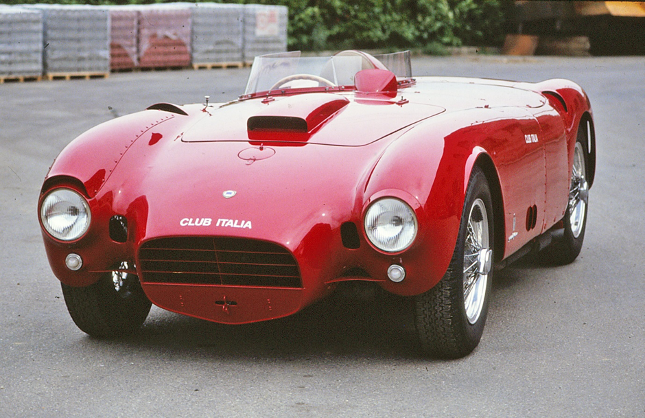 Count Zanon’s Lancia D24 photographed outside Turin in 1996.