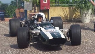 Rare bird: The Cooper-BRM Formula 1 car that was later hillclimbed by Martin Brain