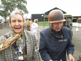 It was good to see Pina and Tony Brooks back at the circuit despite the weather