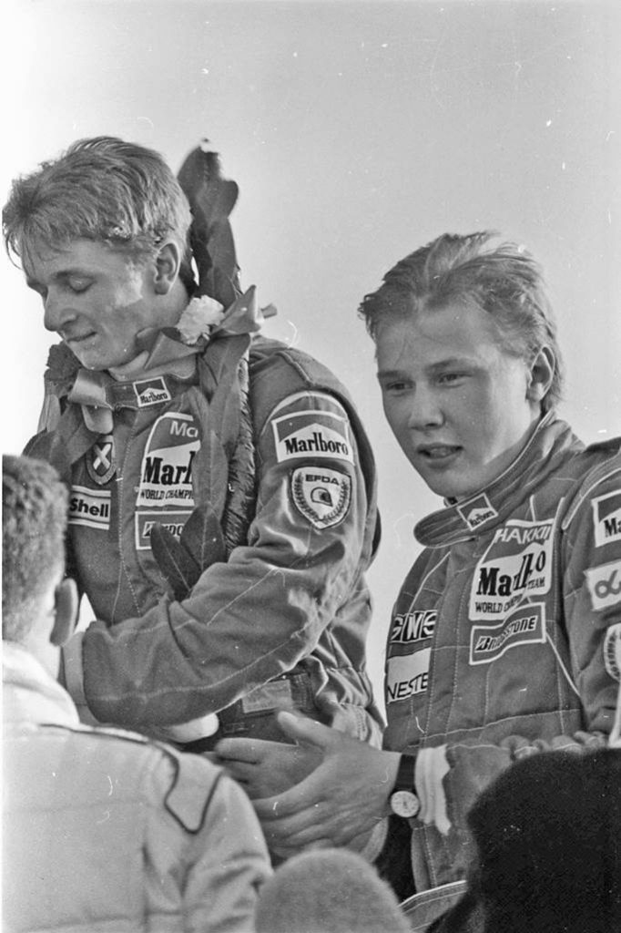 Thirty years ago, Thruxton, Allan McNish and Mika Hakkinen first and second in the inaugural Formula Vauxhall Lotus Championship race