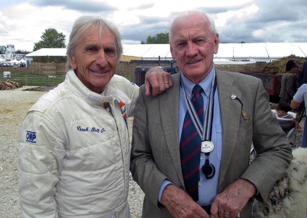 Derek Bell, still racing for the fun of it with a Corvette Sting Ray with John Fitzpatrick.(Photo Ganley)