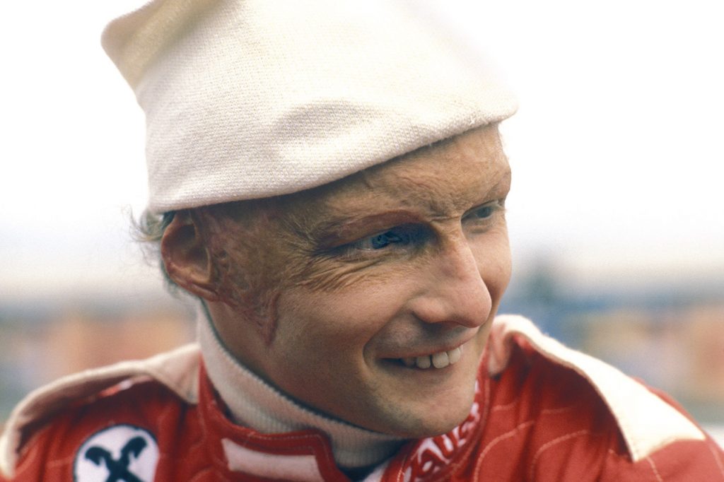 Niki Lauda (Ferrari) during the 1977 season. Photo: Grand Prix Photo