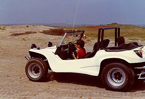 Young Pirro with the family Beach Buggy