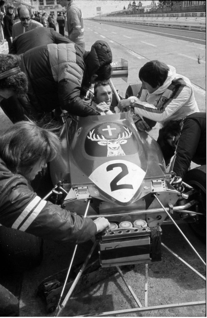 Jochen Mass at Nurburging in F2