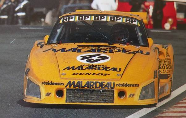 Jean-Louis Trintignant at the wheel of the Porsche 935 K3 at the 1980 Le Mans 24 Hours.