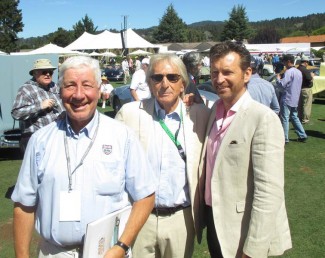 Amongst the many social events at Monterey is the party held at Quail Lodge. Derek Bell and his son Justin Bell, who was a very active driver some years ago. join Howden for the party.
