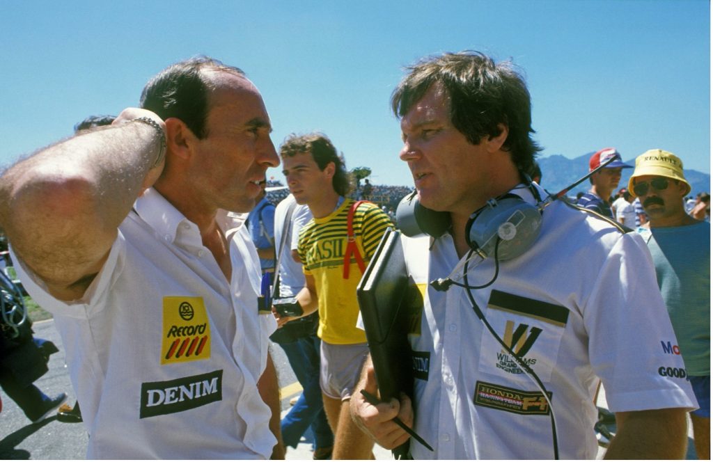 An early photo of Patrick Head, right, with Frank Williams and their nascent Grand Prix team. (Grand Prix Photo: Peter Nygaard)